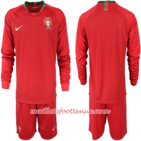 Maillot/Tenue Portugal Enfant Domicile Coupe du monde 2018 Manche Longue